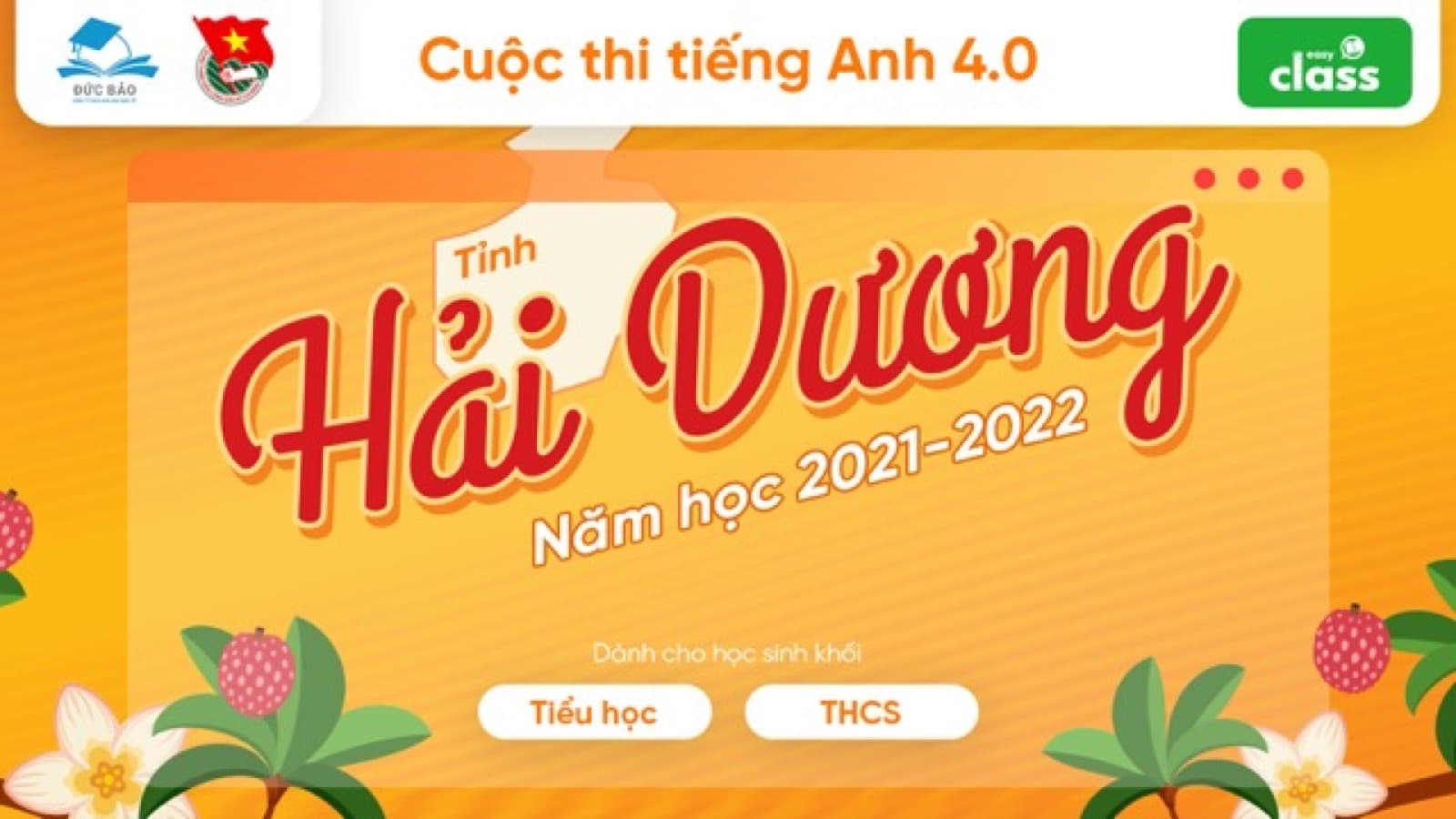 Cuộc thi tiếng Anh 4.0 Tỉnh Hải Dương 2021-2022